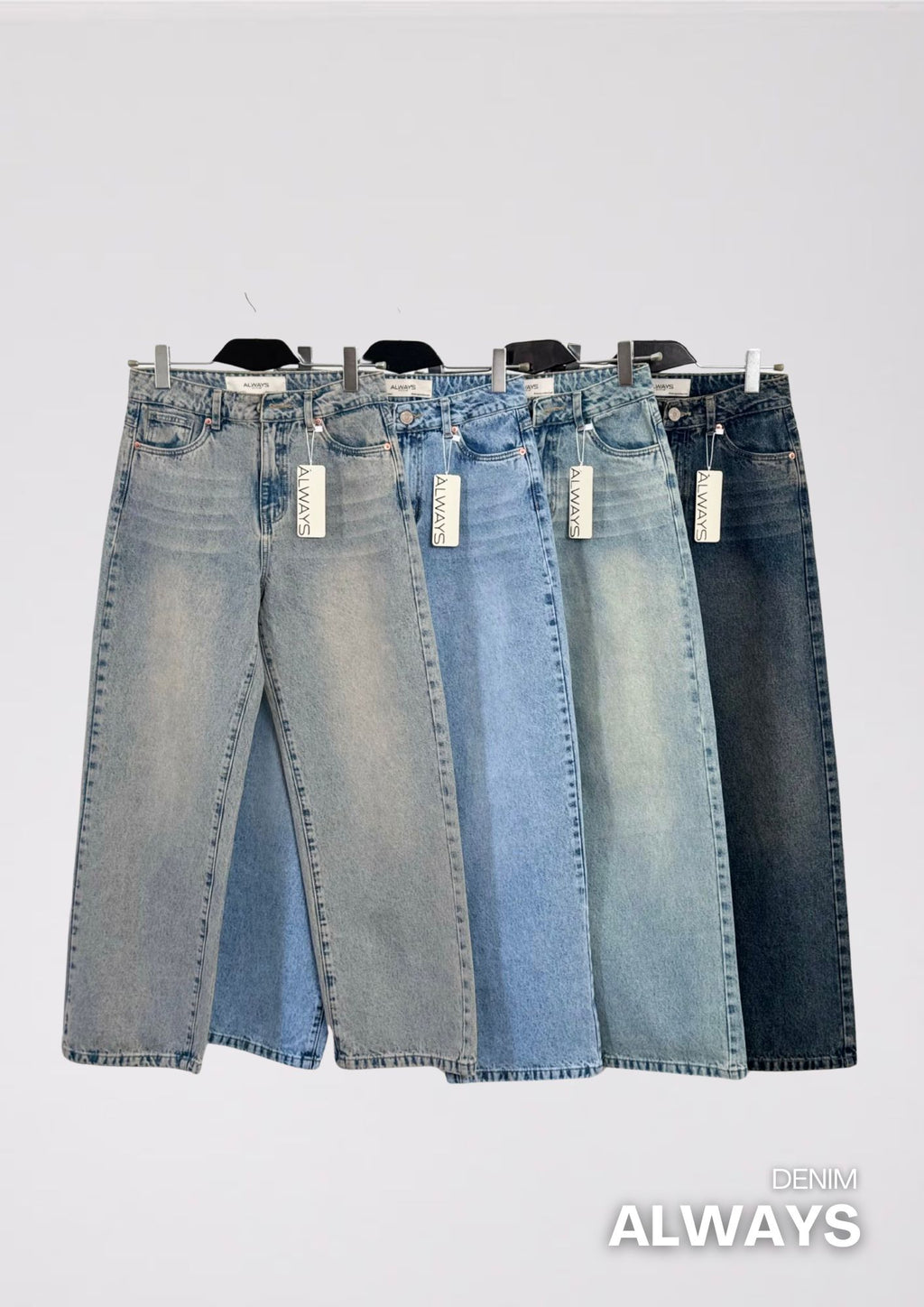 WIDE LEG JEAN RIGIDO