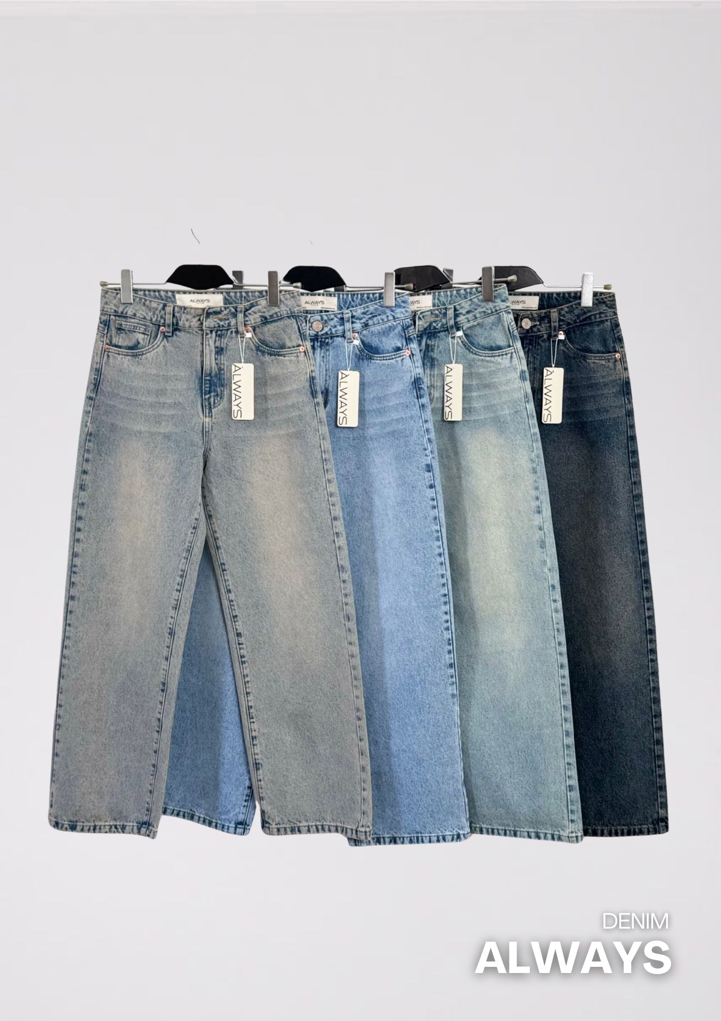 WIDE LEG JEAN RIGIDO