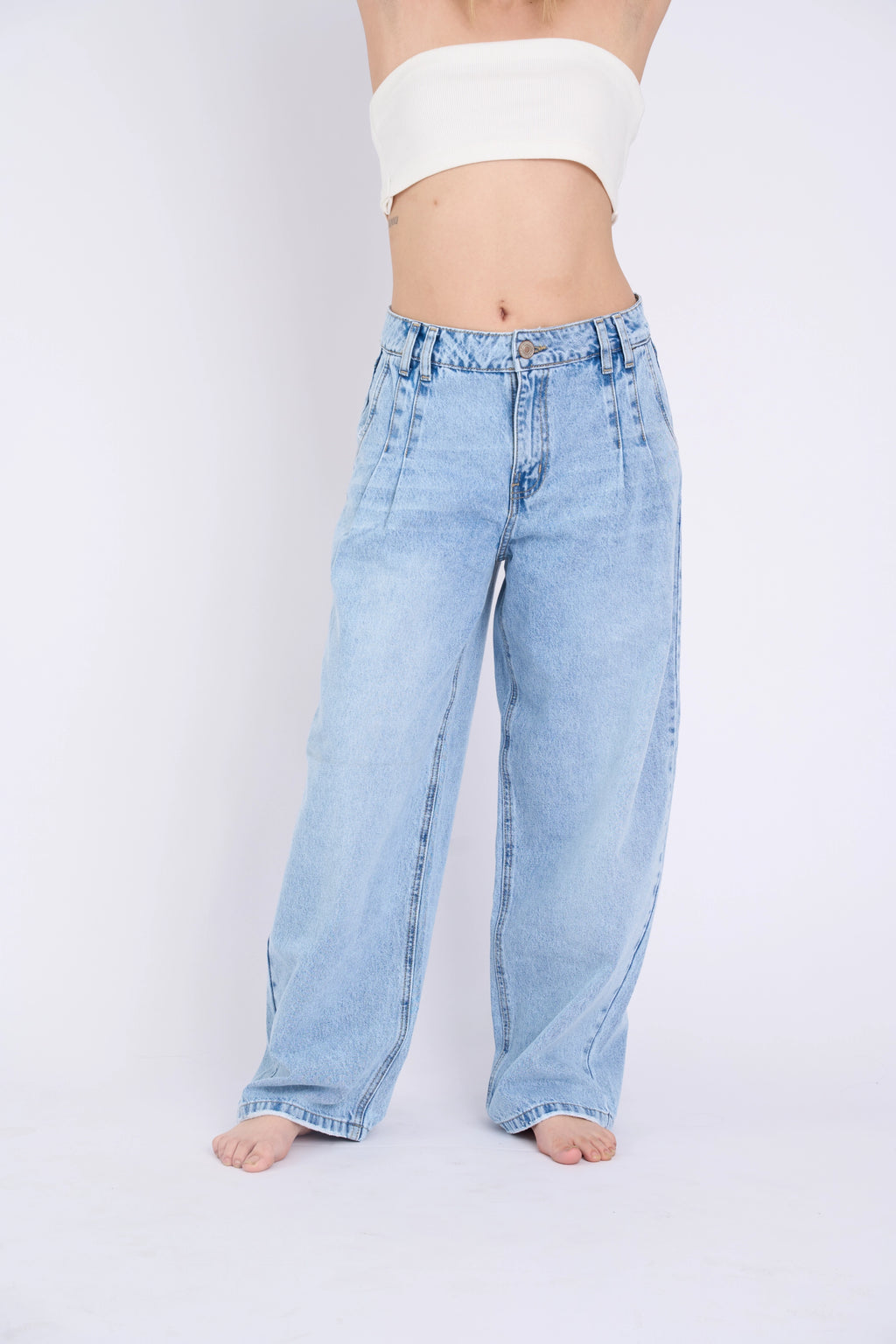 LOW RISE PINZAS - HIELO