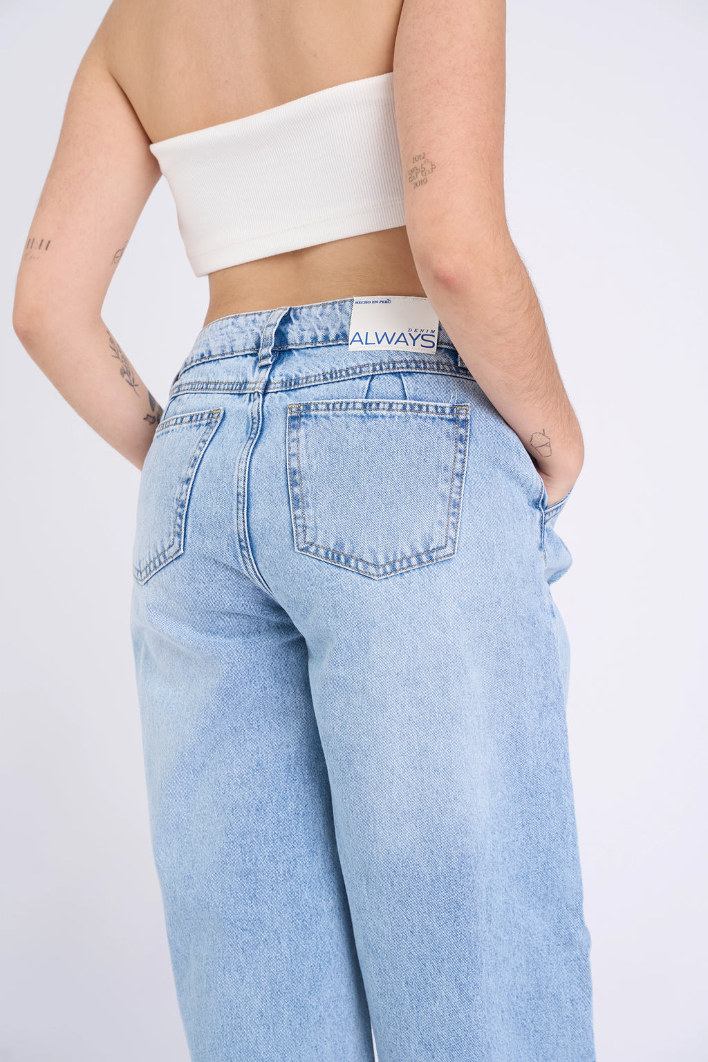 LOW RISE PINZAS - HIELO