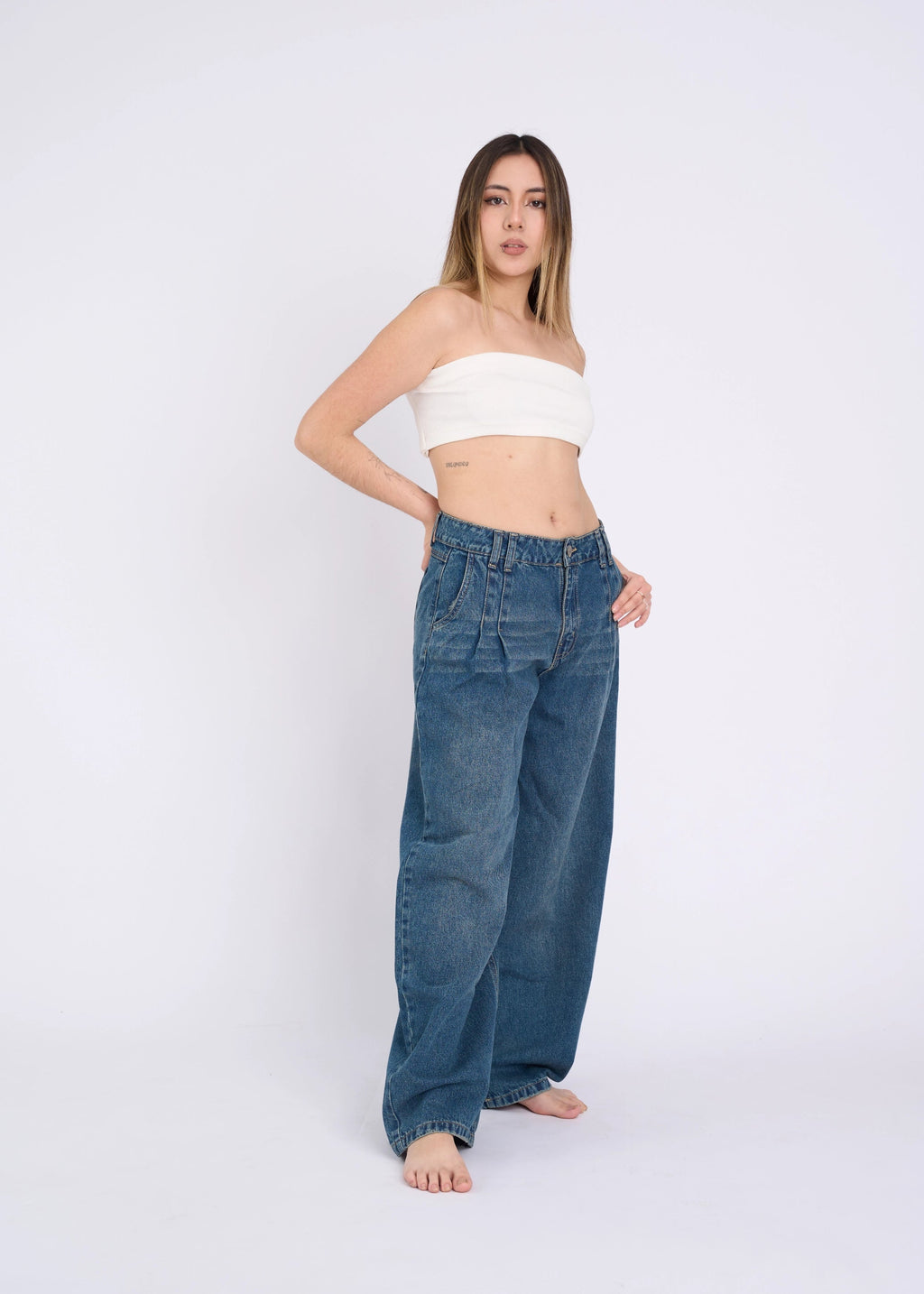 LOW RISE PINZAS - BLUE
