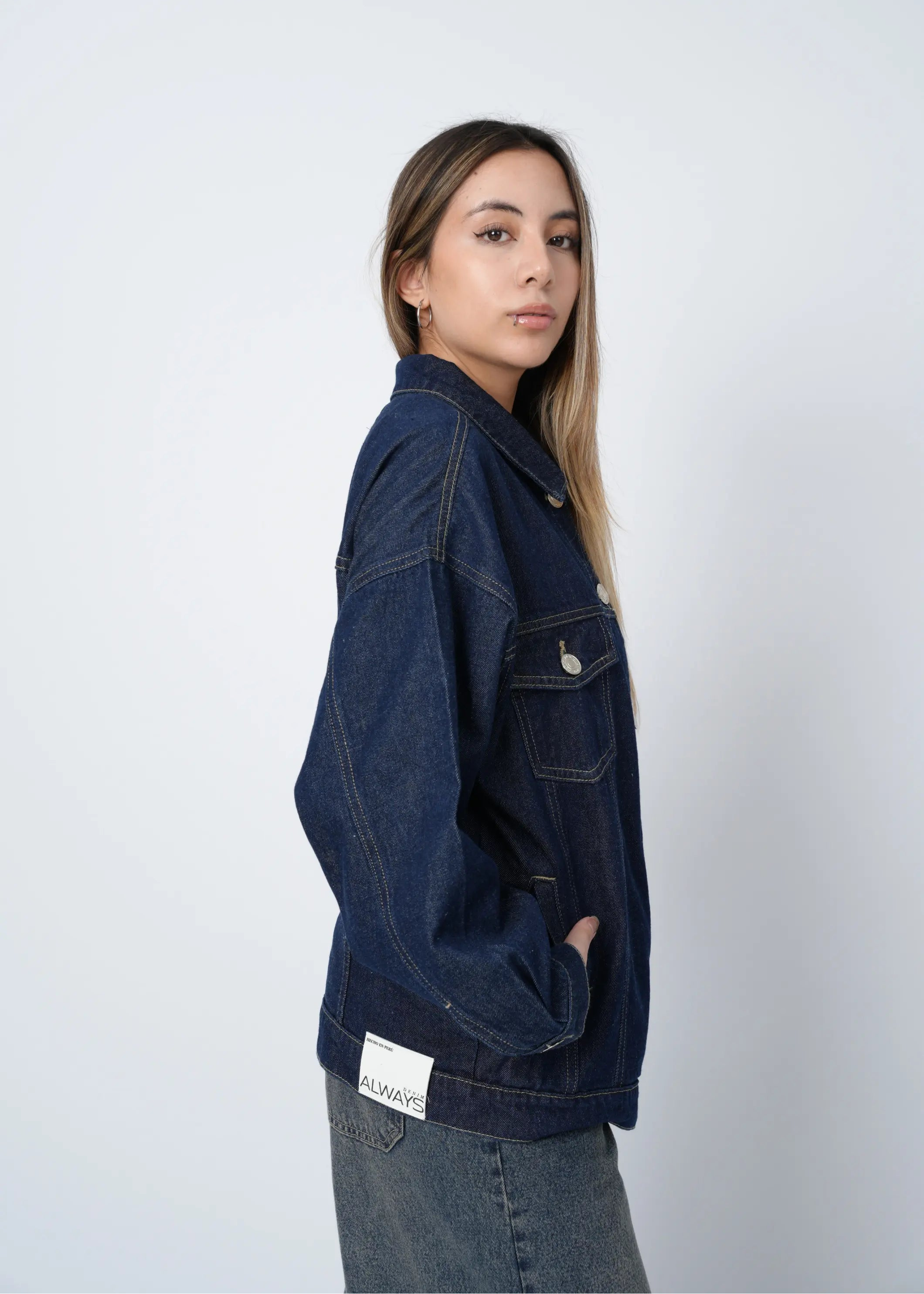 CASACA ABIGAIL - INDIGO