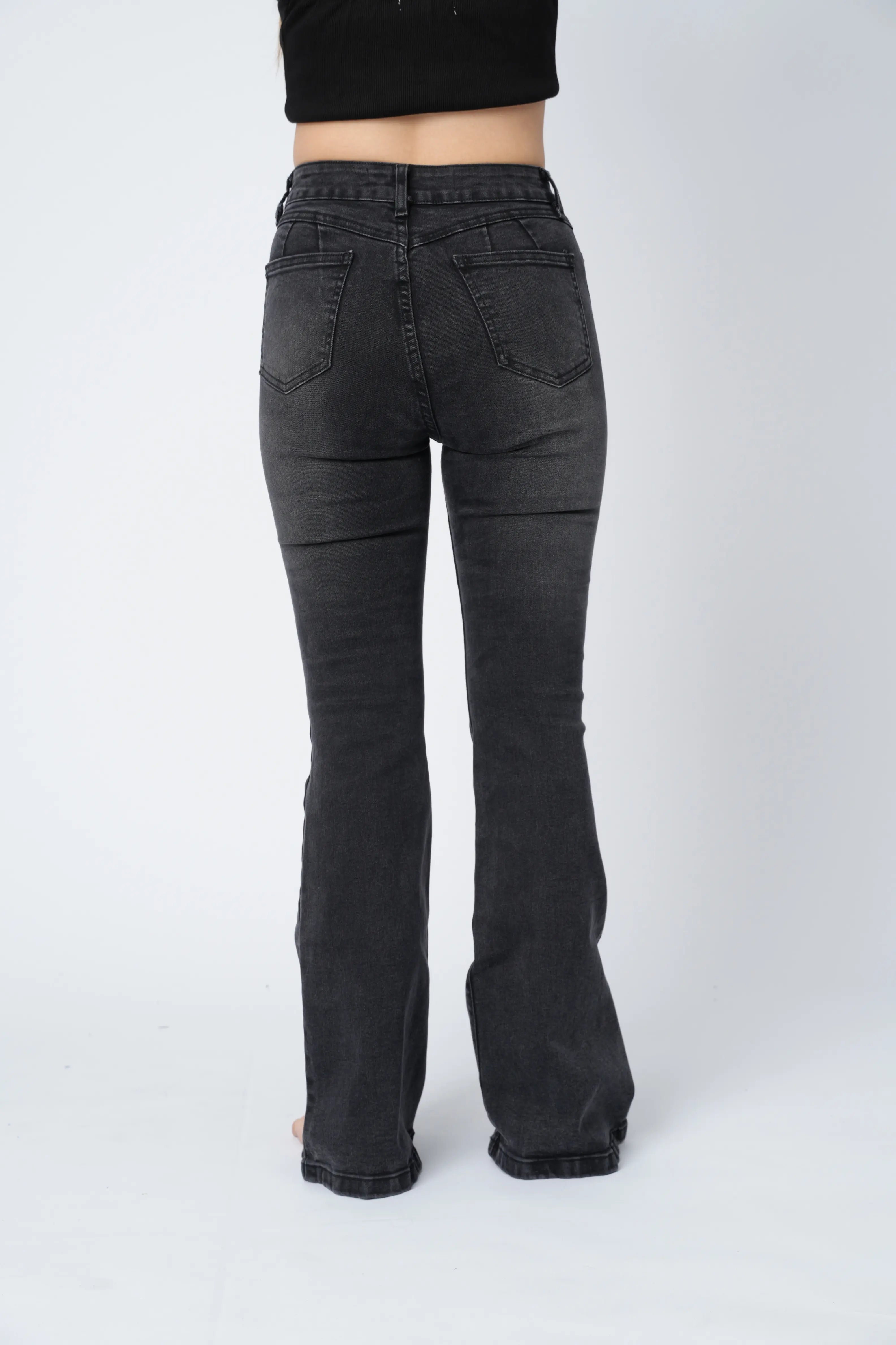 FLARE JEAN - PLOMO OSCURO