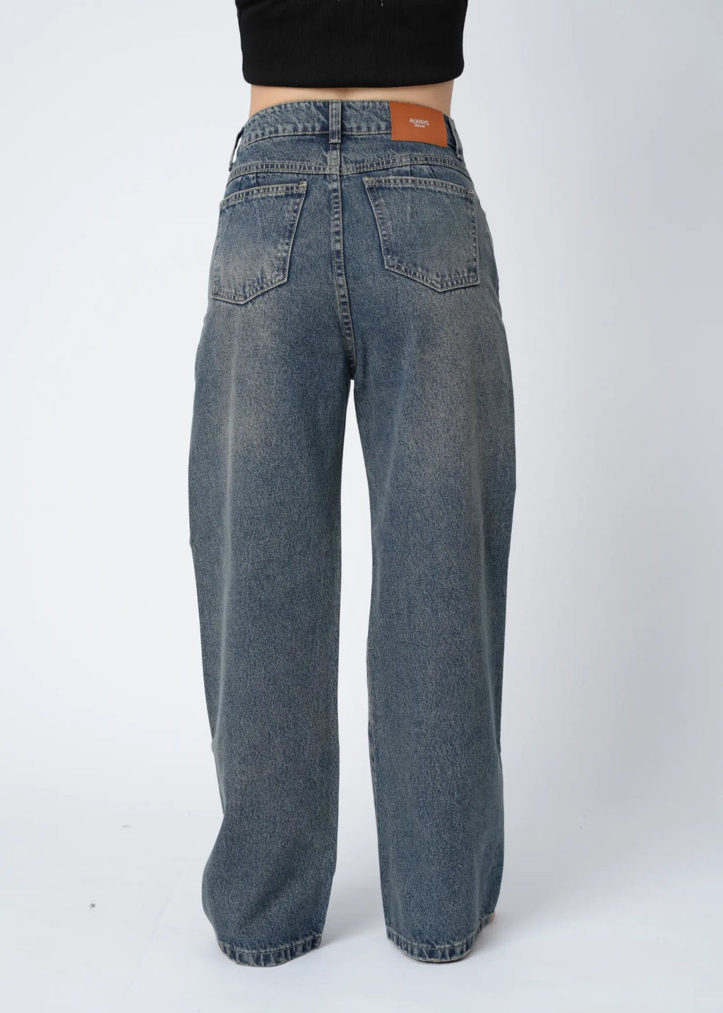 WIDE LEG RASGADO - MADERA