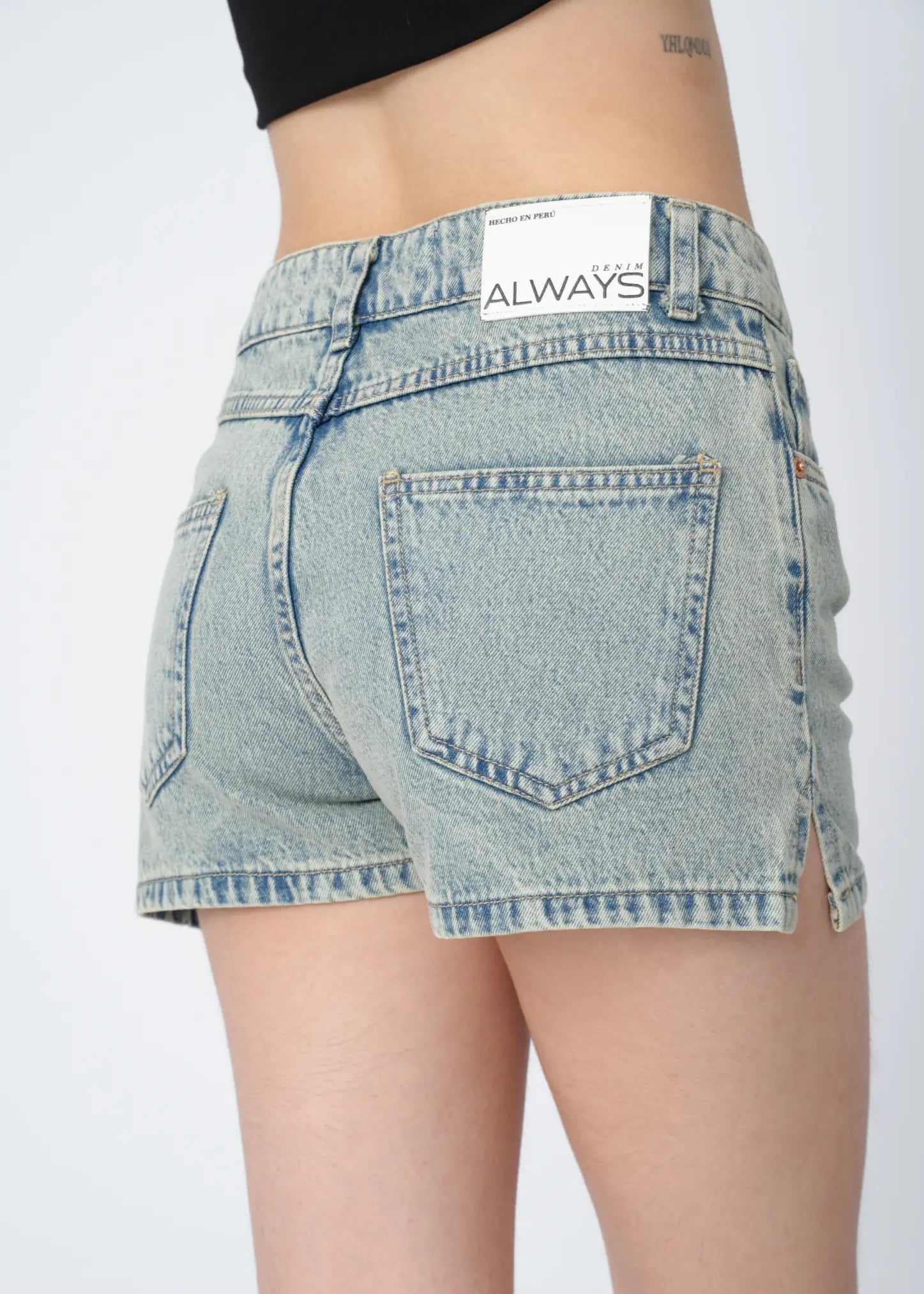 MINI SHORT RIGIDO - MAIZ
