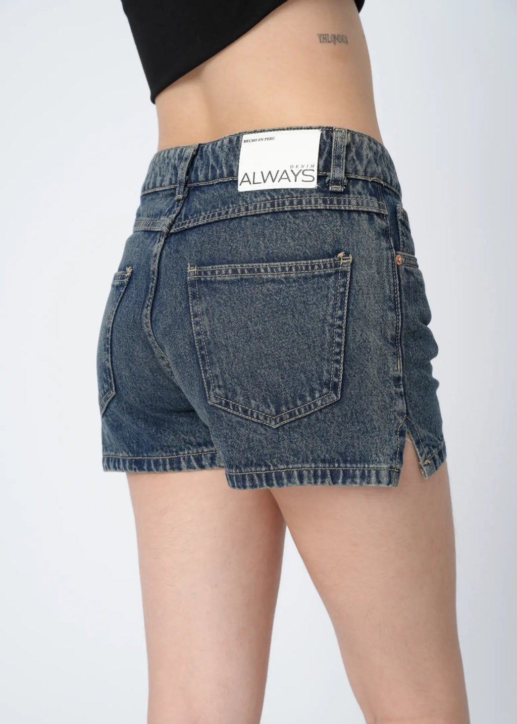 MINI SHORT RIGIDO - MADERA
