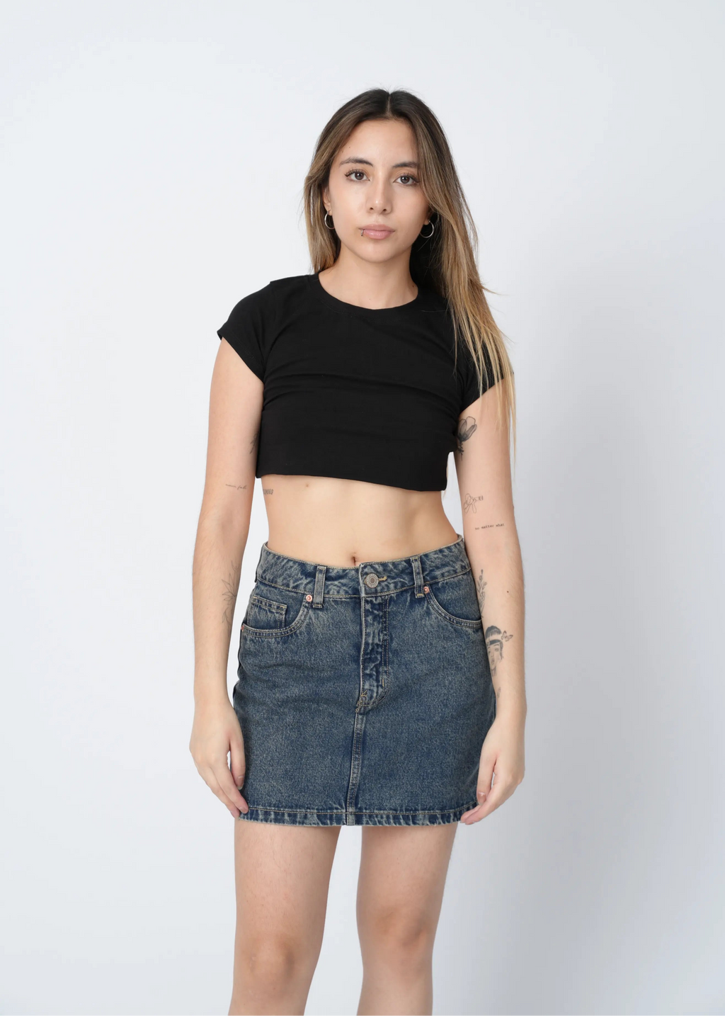 MINI FALDA VILMA - MADERA