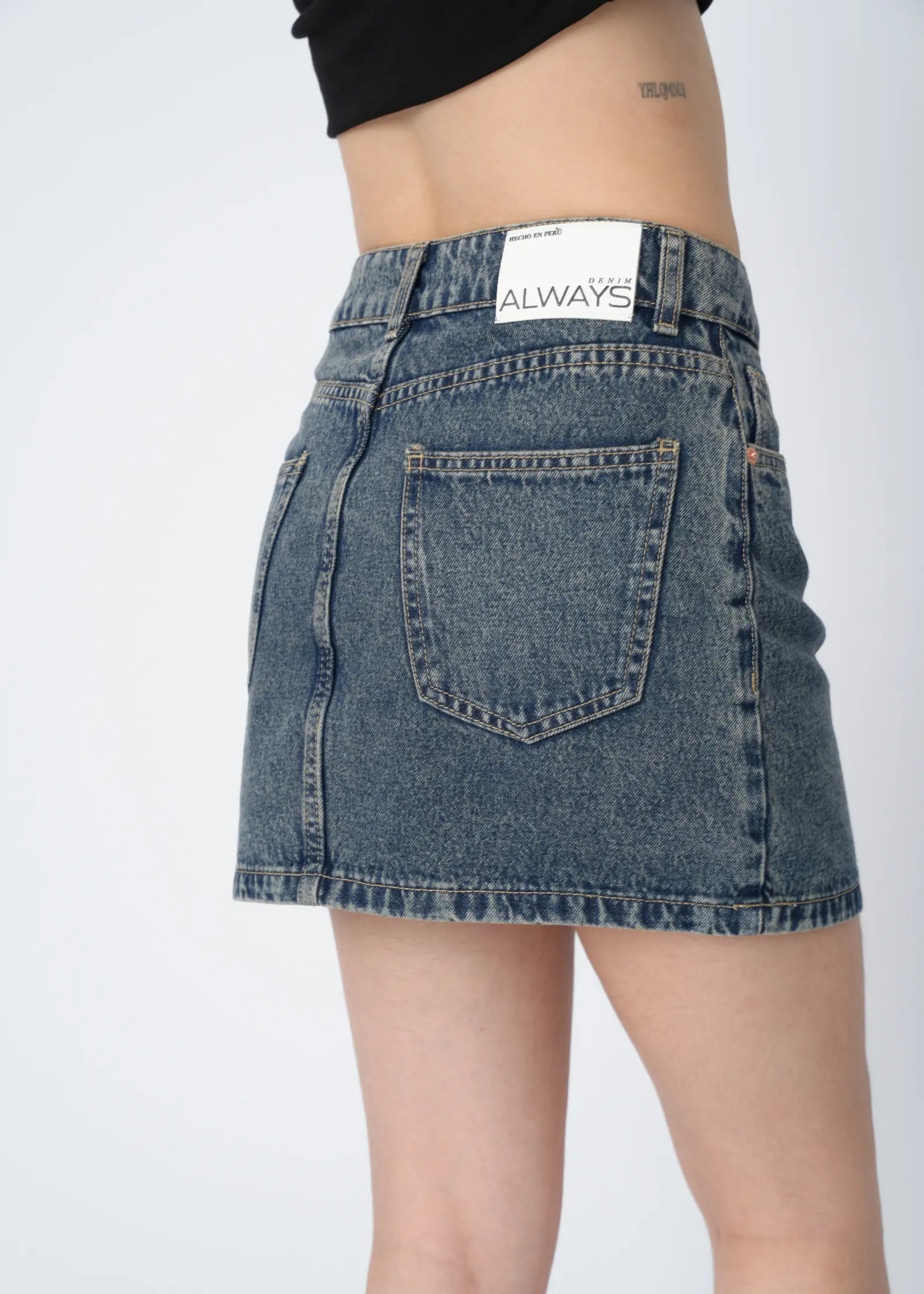 MINI FALDA VILMA - MADERA