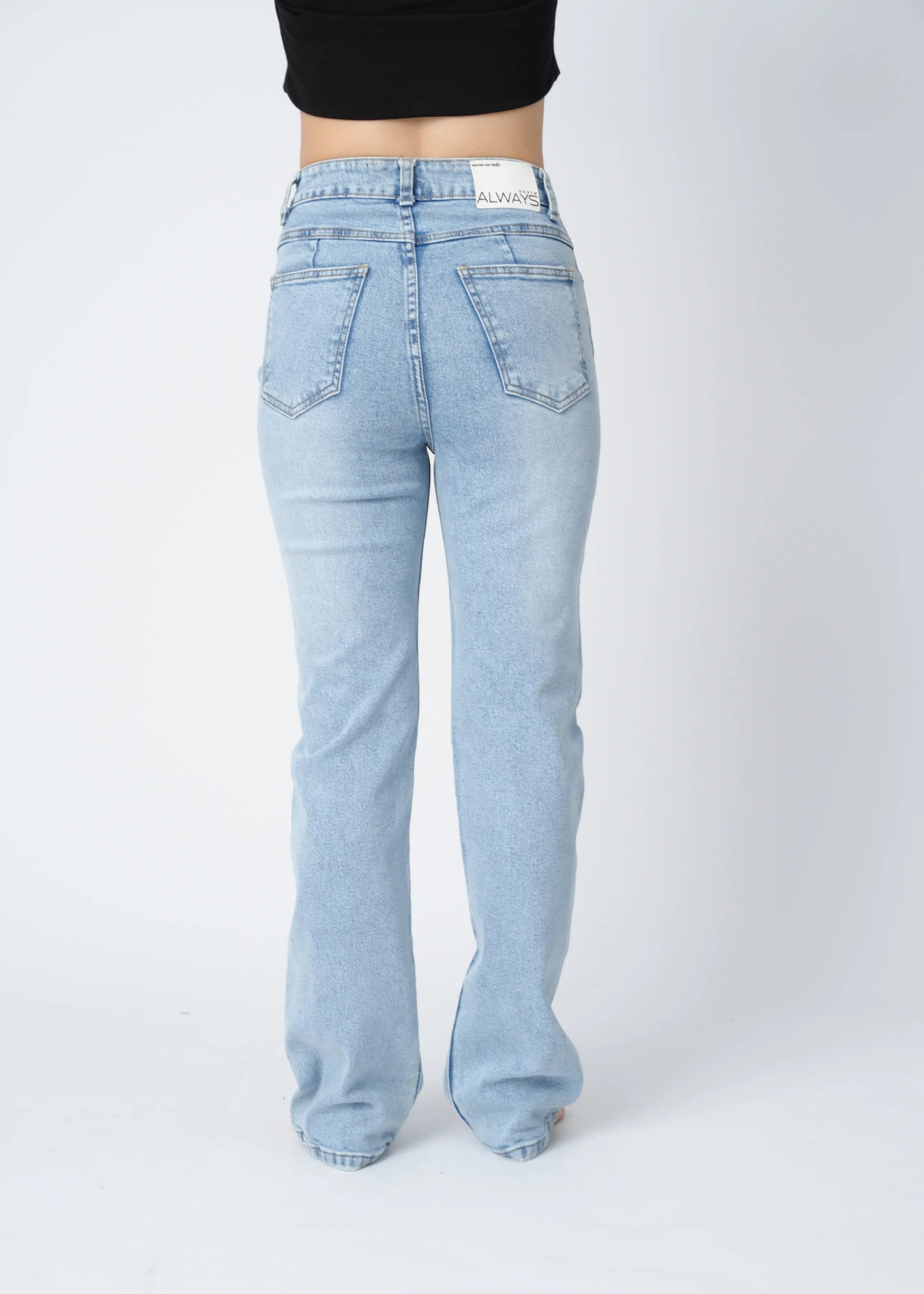 JEAN COMFY RECTO - HIELO